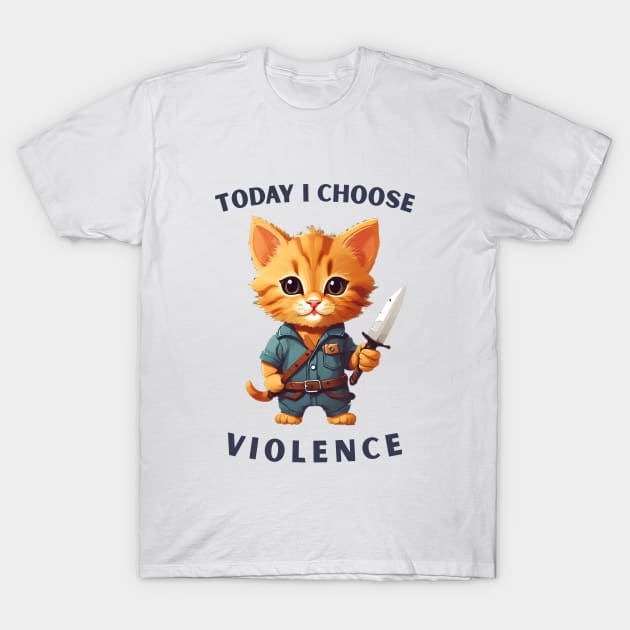 VIOLENCE KITTEN T-Shirt by adystuta